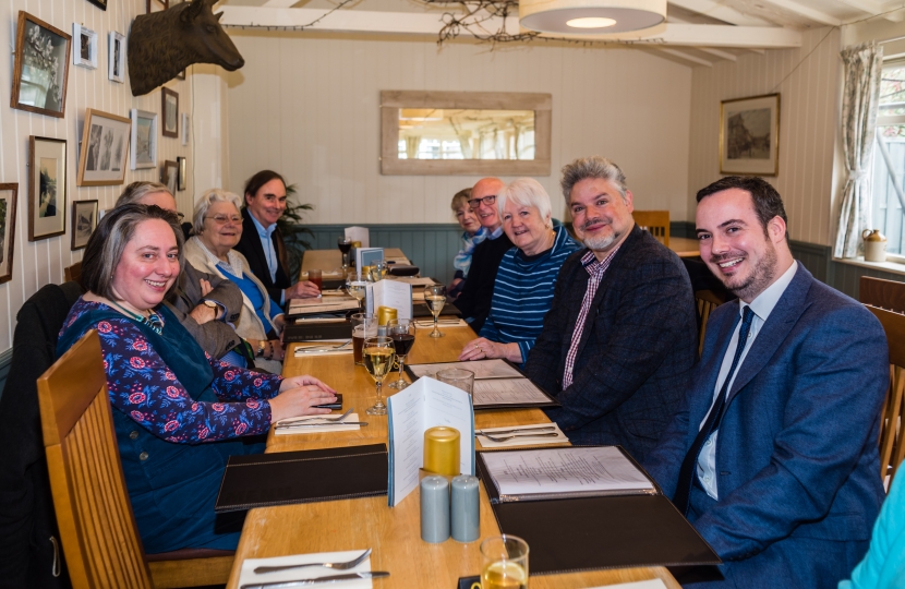 Lunch at the King's Head, Otterton