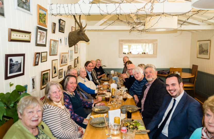 Lunch at the King's Head, Otterton