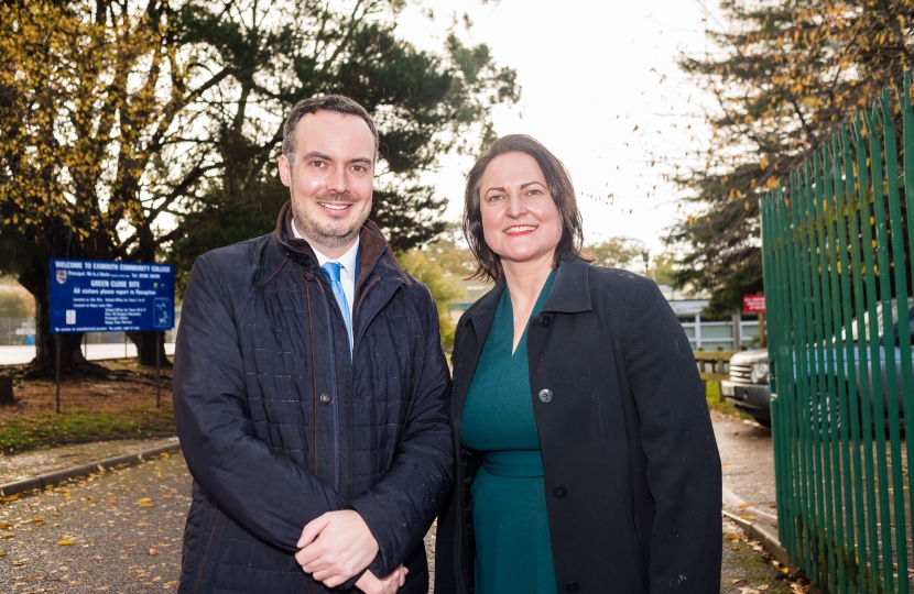 Alison with Simon Jupp