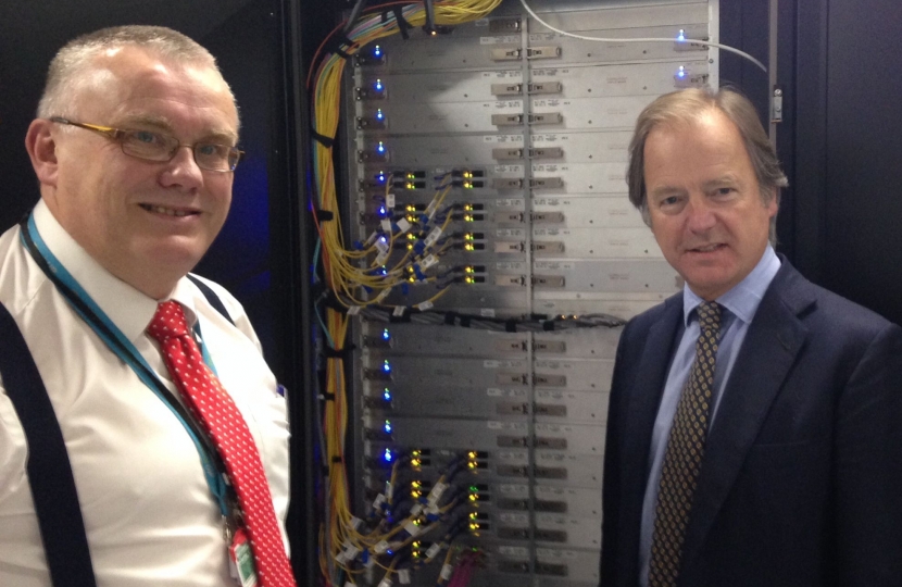 Hugo Swire at the Met Office 