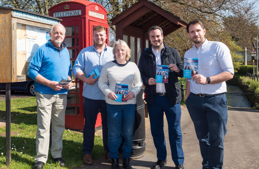 Simon Jupp and the Candidates.