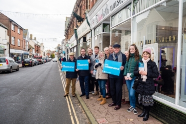 Simon Jupp in Budleigh Salterton