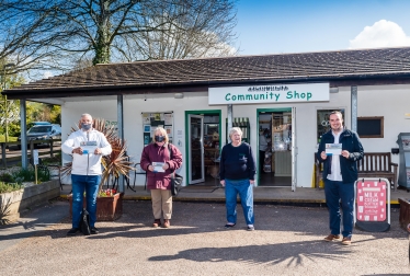 Simon Jupp and Christine Channon canvassing.